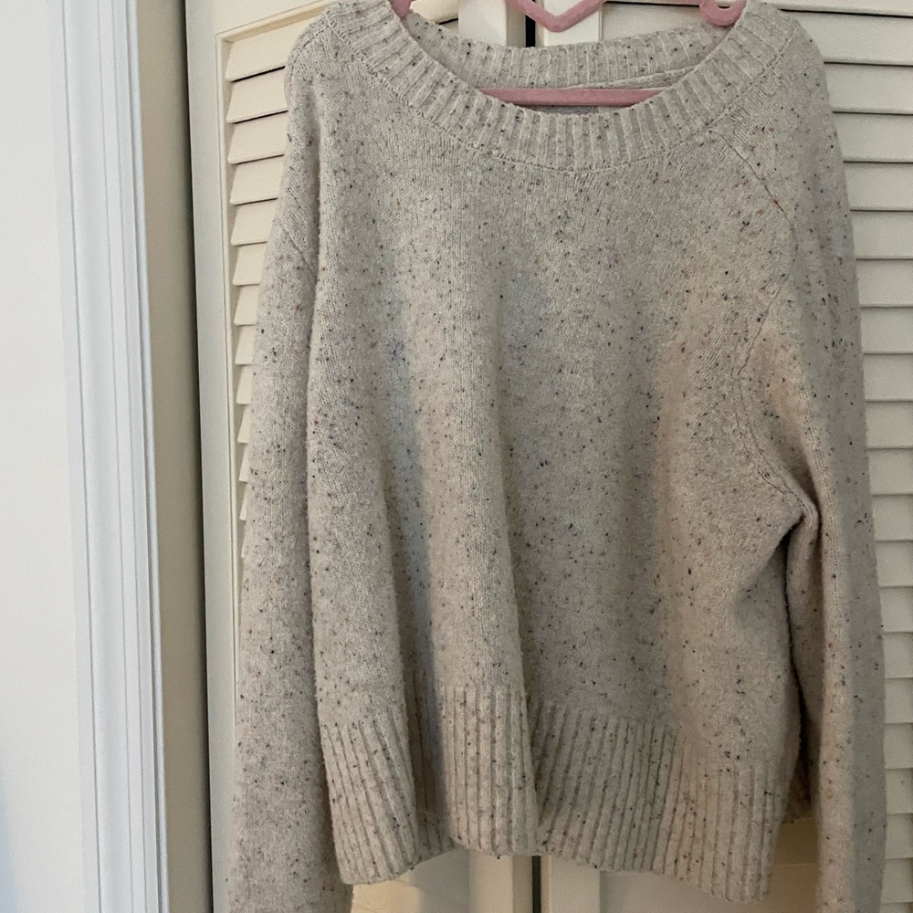 Target Women's Speckled Cream Sweater